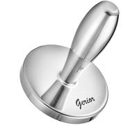 Meat Pounder Tenderizer - Solid Cast Stainless Steel Round Chicken Flattener Tool - Works Great As A Smash Burger Press - Dishwasher Safe