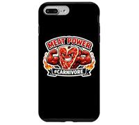 Meat Power Lover Carnivore Diet Butcher Rancher Farmer Eater Case for iPhone 7 Plus/8 Plus