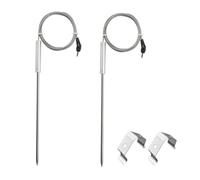 Meat Probe Replacement for Thermopro TP-17 and TP27, 15cm Stainless Steel Food Temperature Sensor, Compatible with for ThermoPro Thermometers, 304 Stainless Steel, Easy to Clean, Precise Fast Reading