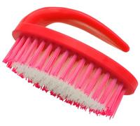 Meat Red Dish Brush - Dishwashing and Kitchen Cleaning and Scouring - Easy Grip Handle, Gentle Bristles - Color Coded Home and Kitchen Accessories by The Kosher Cook