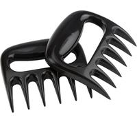 Meat Shredder Claws for BBQ, Pulled Pork and Chicken, Heat-Resistant Bear Claws, 2-Pack, Black