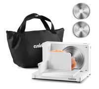 Meat Slicer for Home,Foldable Meat Slicer with Child Safety Switch and 2 Removable Blades,Electric Deli Slicer Adjustable Thickness 0-20mm for Cut Meat,Cheese,Bread,Fruit,Storage Bag