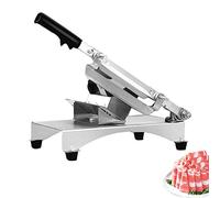 Meat Slicer for Home or Commercial use,Manual Meat Cutter Frozen Meat Slicer, Small Home Commercial Cleavers, Suitable for Beef Lamb Rolls, Barbecued Meat Slices and Hard Vegetable