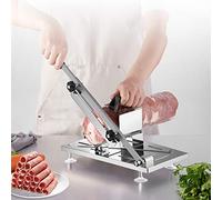 Meat Slicer for Home or Commercial use,Small Meat Cutter,Manual Frozen Meat Beef and Mutton Meat Slicer, Thickness Adjustable 0.3-8mm Multi-Function Household Hot Pot Vegetable SLI