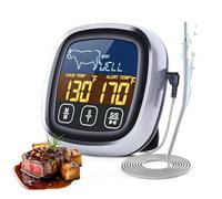 Meat Temperature Gauge - Digital Kitchen Thermometer, Waterproof Food Probe for Cooking Meat, Steak, Chicken, Pork, Beef, Instant Reading, Easy, Accurate Temperature Measurement