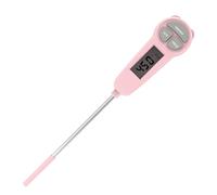 Meat Temperature Gauge - Instant Read Food Meters for Kitchen, Oven Safe Wired Probe with High Precision Calibration, Temperatures Alert Alarm, Ideal for Home, Roasting and Grilling