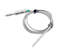 Meat Temperature Probe, Compatible With P1028 Wood Pellet Grill Digital Thermometer Stainless Steel Heat Resistant BBQ Accessory