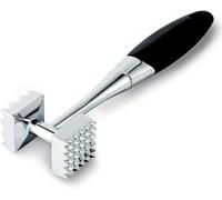 Meat Tenderiser Hammer Stainless Steel Good Grip Double Sided Shift Metal Meat Tenderiser Hammer for Meat Beef Veal & Chicken Breasts Dishwasher Safe (26cm)