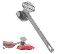 Meat Tenderiser, Versatile Premium Meat Hammer Tenderizer Mallet Stainless Steel Material Double Sided Heavy Duty Teeth Mallet, for Steak Chicken Poultry Beef BBQ Cooking Enthusiasts