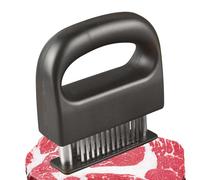 Meat Tenderizer - 12.5 x 11 cm, 1 Piece, Kitchen Utensil, Easy to Clean | Uniform Penetration, Stainless Steel, Kitchen Gadgets for Beef, Pork, Chicken, Steaks, Roasts, Barbecue Meals