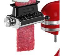 Meat Tenderizer Attachment for Kitchenaid Mixers, 3 Thickness Settings,Steak Cuber Processor Accessories for Kitchen aide,Dishwasher Safe, Black