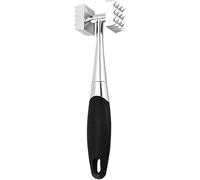Meat Tenderizer Hammer for Steak, Chicken Fish Pork Spiked & Flat Hammer Aluminum Alloy Good Grips, Double Side, Heavyweight Metal Meat Tenderiser Dishwasher Safe (26cm)