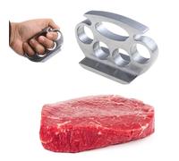 Meat Tenderizer Hammer,Hand Meat Tenderizer,Metal Meat Hammer,Aluminum Alloy Steak Metal Mallet Kitchen Tool,Strong Durable Meat Tenderiser Mallet,Great for or Steak Chicken Fish Kitchen BBQ
