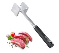 Meat Tenderizer Hammer, Heavy Duty Dual Sided Metal Mallet with Spiked and Flat Surfaces, Stainless Steel Meat Pounder for Steak Chicken Poultry Beef, Kitchen BBQ Tool