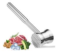 Meat Tenderizer Mallet - SGJGS Stainless Steel Meat Hammer, Kitchen Meat Hammer Tenderizer, Heavy Duty Meat Mallet pounder for Chicken Veal Pork Beef Steak