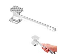 Meat Tenderizer Mallet, Small Dual-Sided Meat Hammer Tenderiser, Heavy Duty Manual Hammer Mallet Tool, Versatile Meat-Mallet Tenderizer for Beef, Chicken, Conch, Veal, Sunday Roasts