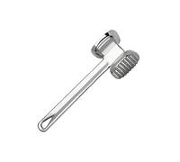 Meat Tenderizer Mallet with Spiked and Flat Sides - Heavy-Duty Aluminum Pounder Hammer for Tenderizing Steak, Chicken, Poultry, and Beef - Durable Stainless Steel Meat Flattener Kitchen Tool