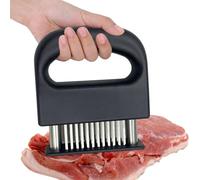 Meat Tenderizer Needle - Steak Piercing Tool Stainless Steel | BBQ Kitchen Cooking Gadget for Pork, Turkey, Fish, Beef, Chicken