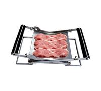 Meat Tenderizer - Time-Saving, Manual Meat Tenderizing Pressing Tool, Poultry Tenderizer | Portable Meatt Slicer for Home Apartment Farmhouse Garden BBQ Picnic Camping