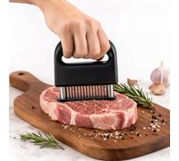 Meat Tenderizer Tool with 48 Pins for Beef Chicken Pork Kitchen Cooking Steak Tenderizer with Comfort Grip Handle for Home Use BBQ Grill Meat Preparation