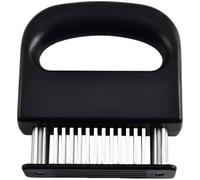 Meat Tenderizer with 48 Stainless Steel Blades, Handled Needle Beef Tenderizer, Retractable Needle and Safety Lock Design, 3.9 in / 10 cm Wide for Steak and Chicken, Lightweight, Easy to Use