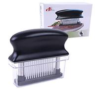 Meat Tenderizer with 48 Stainless Steel Ultra Sharp Needle Blades Heavy Duty Cooking machine for Tenderizing Beef, Turkey, Chicken, Steak, Veal, Pork, Fish etc