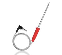 Meat Thermometer,Bbq Meat Probe Air Temperature Thermometer Probe Replacement Compatible with Ninja Ninja OG700 Smart XL 7-in-1 Indoor Grill & Air Fryer Stainless Steel Thermometer Meat Probe