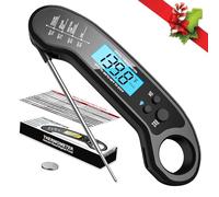 Meat Thermometer Digital, Instant Read Meat Thermometer for Grill and Cooking, IP66 Waterproof Food Thermometer for Kitchen and Outside, BBQ, Turkey, Candy, Liquids, Beef