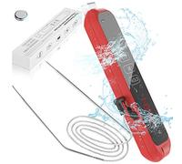Meat Thermometer,Instant Read Food Thermometer,Dual Long Probe IPX6 Waterproof Digital Cooking Thermometer Auto On/Off Alarm Magnet Perfect for Kitchen Oven Water Milk BBQ Grill