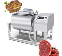 Meat Tumbler, 36lb Vacuum Curing Machine, Stainless Steel Tumbling Marinator with Bidirectional Rotation & Speed Control for Rapid Marination Process
