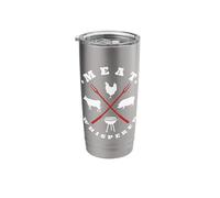 Meat Whisperer Funny Barbeque Stainless Steel Insulated Tumbler