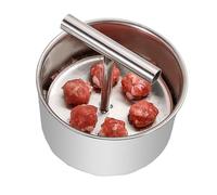 Meatball Machine - Meatball Press, Stainless Steel Meatball Machine 6/12 Hole Meatball Press | Non-stick Meatball Shaping Tool for Mother's Day,
