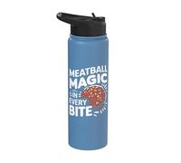 Meatball Magic in Every Bite - Meatball Stainless Steel Insulated Water Bottle