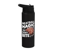 Meatball Magic in Every Bite - Meatball Stainless Steel Insulated Water Bottle