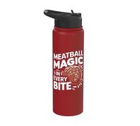 Meatball Magic in Every Bite - Meatball Stainless Steel Insulated Water Bottle