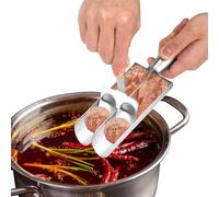 Meatball Maker, Creative Kitchen Meat Baller Spoon with Cutting Spade Stainless Steel None-Stick DIY Easy Meatball Maker Mold Set for Home Cooking Tool (Double Tubes)