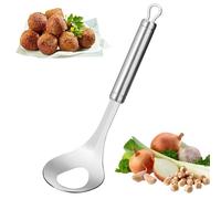 Meatball Making Tools,Stainless Steel Anti Stick | Manual Spoon for Making Meatballs With Holes | Shape for Dinner Cooking Beef Chicken Pork Fish Vegetarian