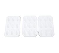 Meatball Mould Processor Manual Meatloaf Maker Press Tool Do It Yourself 9 Grids Homemade Meat Maker Kitchen Accessories (Pure White)