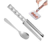Meatball Preparation Tool | Non-Stick Spoon for Kitchen Accessories - Stainless Steel Dumpling Spoon for Parent Family Friend Fish Shrimp Rice Chocolate Kitchen