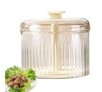 Meatball Press Mould, Meatball Maker | Press Tool for 5 Meatballs - Translucent Cooking Utensils, Kitchen Tool for Meal Preparation, Storage Container for