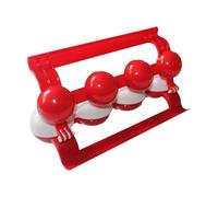 Meatballs Fishballs Fish Meat Maker Homemade DIY Mould Kitchen Cooking Tools RedMeatballs Szq728 (Red, 23x18cm)