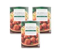 Meatballs In Tomato Sauce 395G X 3 Pack, Tasty Bite Sized Chicken Meatballs in a Tomato Sauce, No Artificial Colours, Flavours or Preservatives
