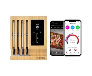 MEATER Block: 4-Probe Premium WiFi Smart Meat Thermometer | for BBQ, Oven, Grill, Kitchen, Smoker, Rotisserie | iOS & Android App | Apple Watch, Alexa Compatible | Dishwasher Safe