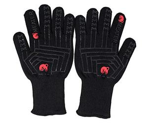 MEATER Mitts - Heat Resistant BBQ Gloves - Premium Grilling Gloves for Smoker, Oven, Cooking, and Baking - Non-Slip, High-Temperature Protection, Extra Long Cuffs