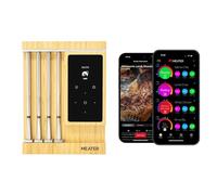 MEATER Pro XL [New] - Smart WiFi Meat Thermometer with Four Advanced Probes - Wireless Bluetooth, 550°C Open Flame Grilling, Multi-Sensor Probes | BBQ, Oven, Grill, Smoker, Air Fryer, Deep Fryer