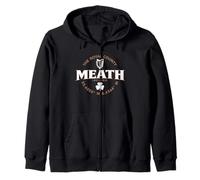 Meath Ireland Label Coordinates 2C Zip Hoodie