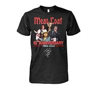 Meatloaf 52nd Anniversary 19682020 Signaturet Shirt DM t-Shirt Hoodie for Men Women Black
