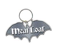 Meatloaf Bat Out Of Hell Keyring in Silver Meatloaf Silver One Size