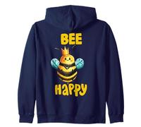 Meaty beekee, bee, honey, fire brigade, bee hero Zip Hoodie