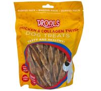 Meaty Dog Treats Real Meat, Low Fat, No Artificial Colours, Mixed Kebab, Beef Spiral, Chicken Collagen Twist & Bundle, Natural, Lasting Chews Dogs - Zvire (250g, Chicken & Collagen Twist Dog Treats)